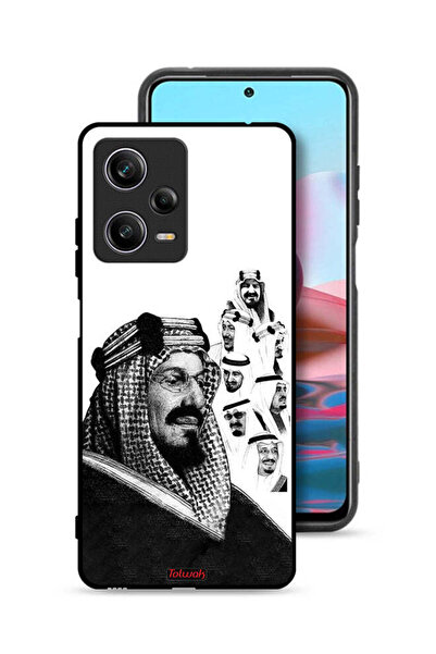 Tolwak غطاء حماية لهاتف شاومي ريدمي نوت 12 برو، ملصق فني أبيض وأسود لملوك الم...