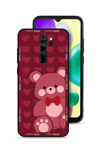 Tolwak غطاء حماية لهاتف شاومي ريدمي نوت 8 برو - الدب المحظوظ