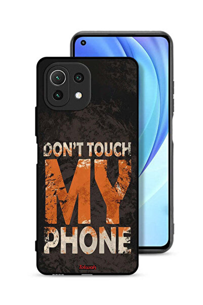Tolwak Xiaomi Mi 11 Lite Protective Case Cover Do Not Touch My Phone