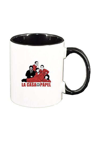 INOVATIX Baston alb personalizat, Casa de Hârtie, interior negru, D1495, INOV...