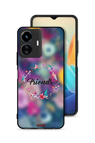 Tolwak غطاء حماية Vivo Y77 5G برسومات خاتم أصدقاء الزهور