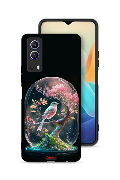Tolwak غطاء حماية لهاتف Vivo iQOO Z3 5G بتصميم طائر في جرة