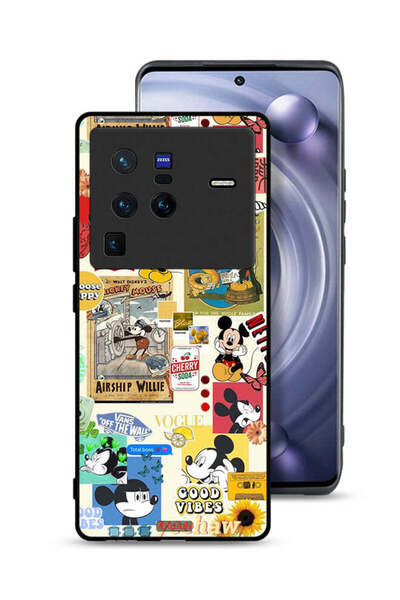 Tolwak Vivo X80 Pro Protective Case Cover Chose Happy And Stickers