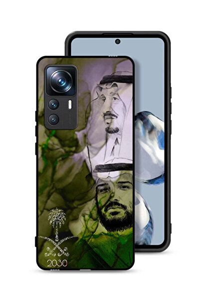 Tolwak غطاء حماية لهاتف شاومي 12T برو - ملصق فني للملك سلمان وولي العهد محمد
