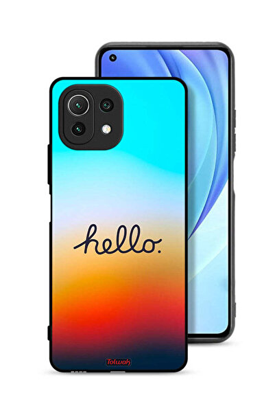 Tolwak Xiaomi Mi 11 Lite Protective Case Cover Hello