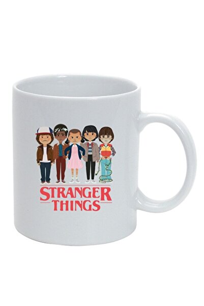 INOVATIX Εξατομικευμένη λευκή κανάτα, Stranger Things, άλμπουμ, D1293, INOVAT...