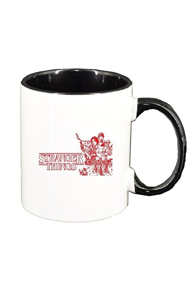 INOVATIX Cana alba personalizata, Stranger Things, interior negru, D1296, INOVATIX®. 330ml