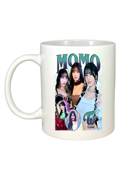 INOVATIX Cana Alba Personalizata, Formatia/trupa Momo, Maner Si Interior Alb, ®. 330ml