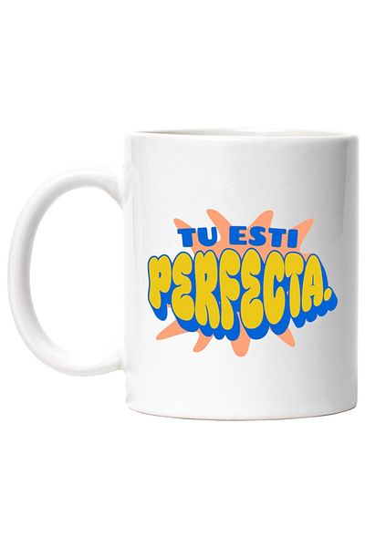 INOVATIX Personalized white mug, Inspirational Message Woman You Are Perfect Self Love, INOVATIX®. 330ml