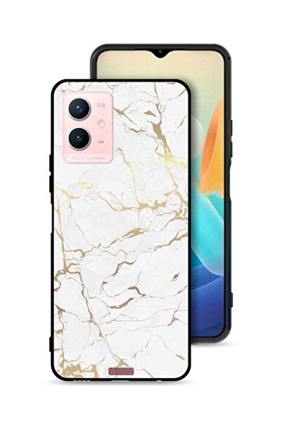 Tolwak غطاء حماية لهاتف Vivo Y33s 5G بنمط رخامي