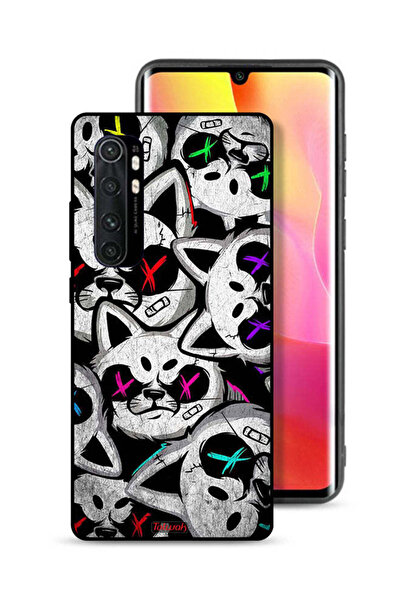 Tolwak غطاء حماية لهاتف شاومي مي نوت 10 لايت بطبعة قطط مارشميلو