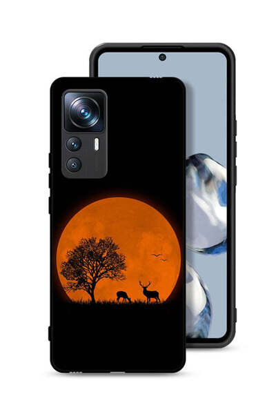 Tolwak Xiaomi 12T Pro Protective Case Cover Evening Moon Art