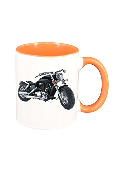 INOVATIX Cana alba personalizata, Motor, interior portocaliu, D43, INOVATIX®....