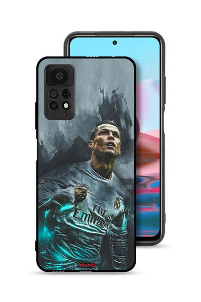 Tolwak غطاء حماية لهاتف شاومي ريدمي نوت 11 برو 5G برسومات كريستيانو رونالدو