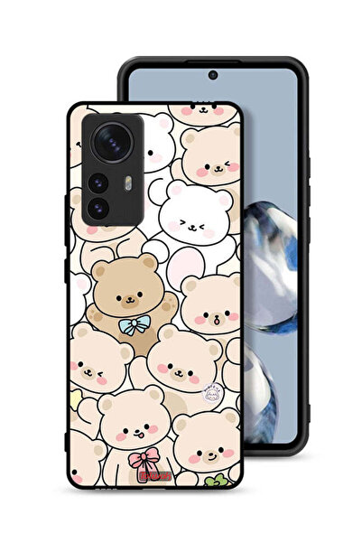 Tolwak غطاء حماية بنقشة دببة لهاتف Xiaomi 12 Pro