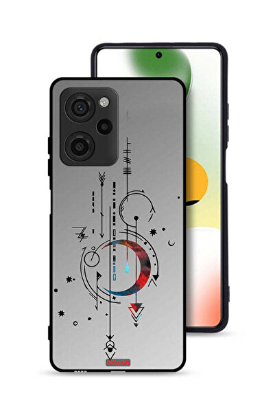 Tolwak غطاء حماية لهاتف شاومي بوكو X5 برو بنقشة فنية على شكل قمر وسهام