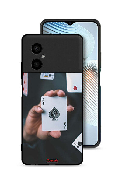 Tolwak Xiaomi Poco M4 5G Protective Case Cover Cards