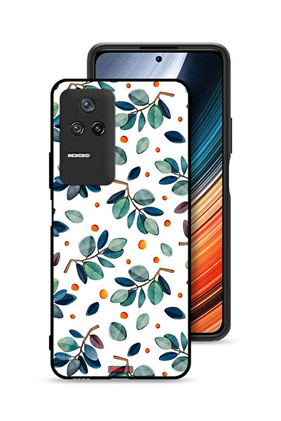 Tolwak غطاء حماية لهاتف Xiaomi Poco F4 بطبعة أوراق