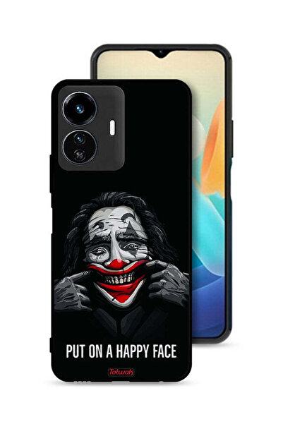 Tolwak غطاء حماية لهاتف Vivo Y77e 5G بوجه سعيد