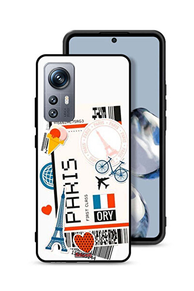 Tolwak غطاء حماية لهاتف Xiaomi 12S - ملصق باريس