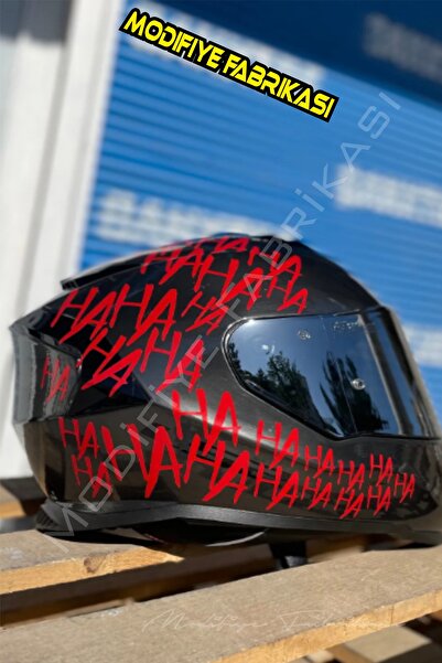 Modifiye Fabrikası Dekoratif Hahaha Sticker Motor-araba-kask Için Etiket - Kı...