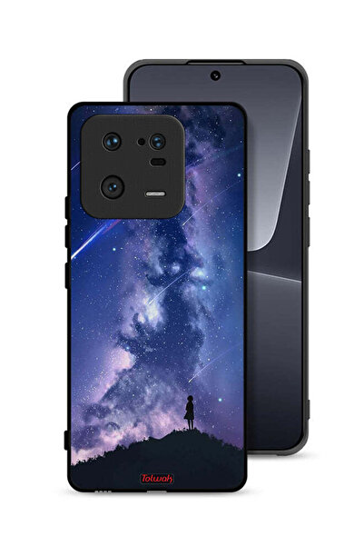Tolwak غطاء حماية لهاتف Xiaomi 13 Pro بنقشة نجوم متحركة