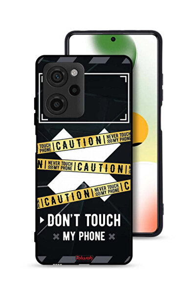 Tolwak جراب حماية لهاتف Xiaomi Poco X5 Pro تحذير: لا تلمس هاتفي أبدًا