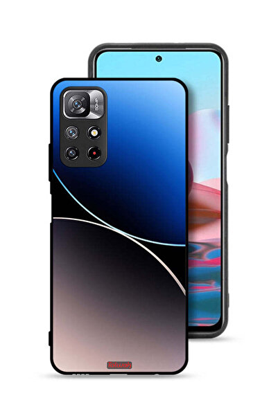 Tolwak غطاء حماية لهاتف شاومي ريدمي نوت 11 4G بنمط خطوط منحنية