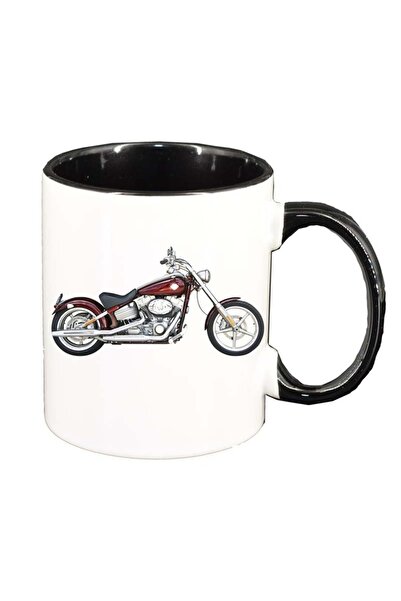 INOVATIX Cana alba personalizata, Motor, interior negru, D53, INOVATIX®. 330ml