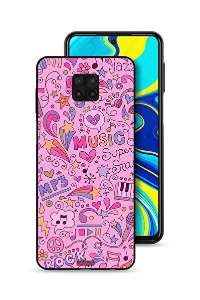 Tolwak غطاء حماية لهاتف شاومي ريدمي نوت 9 برو مع علامات موسيقية