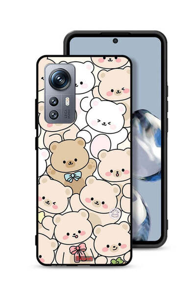 Tolwak غطاء حماية بنقشة دببة لهاتف Xiaomi 12S