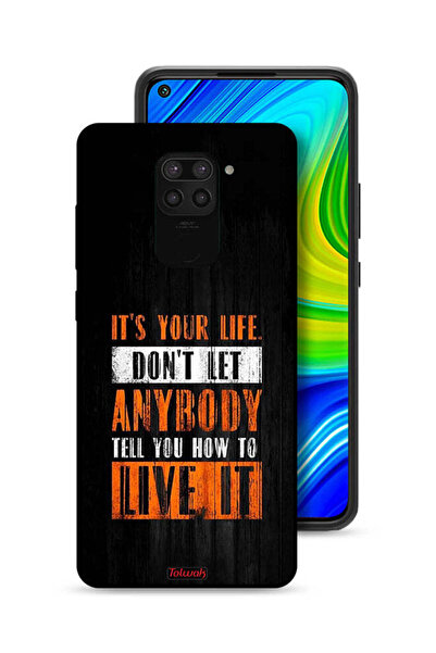 Tolwak غطاء حماية لهاتف شاومي ريدمي نوت 9 - Its Your Life