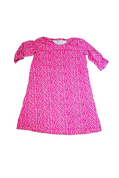 DRECCEX Kalın Elbise Midi Kol Midi Elbise Ev Elbisesi