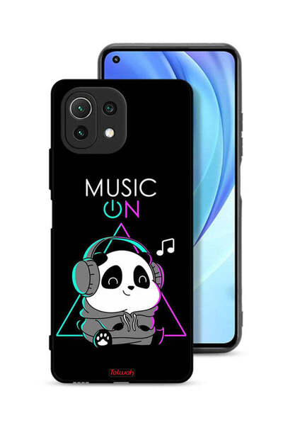 Tolwak غطاء حماية لهاتف شاومي مي 11 لايت بطبعة موسيقى الباندا