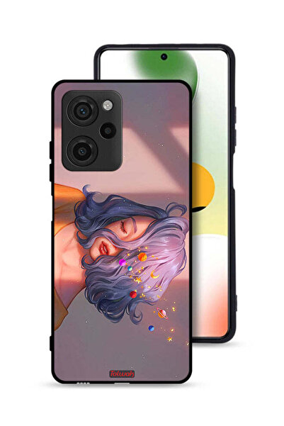 Tolwak غطاء حماية شاومي بوكو X5 برو بتصميم فتاة وفضاء