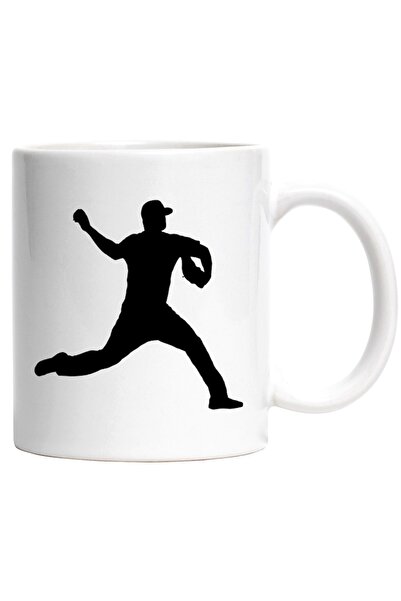 INOVATIX Cana alba personalizata, pentru pasionatii de baseball - sport joc a...