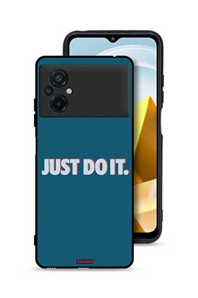 Tolwak Xiaomi Poco M5 4G Protective Case Cover Just Do It