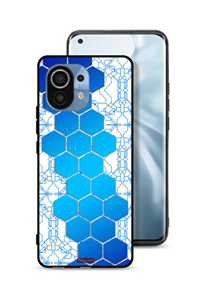 Tolwak غطاء حماية لهاتف شاومي مي 11 بأيقونات سداسية الشكل على شكل خلية نحل