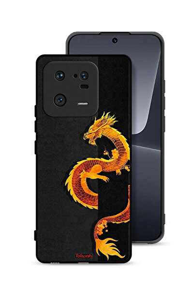 Tolwak Xiaomi 13 Pro Protective Case Cover Dragon Art