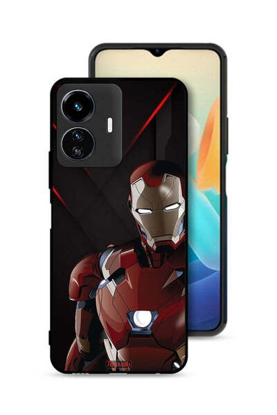 Tolwak غطاء حماية لهاتف Vivo Y77 5G بتصميم الرجل الحديدي