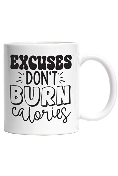 INOVATIX Cana alba personalizata, Scuzele nu ard caloriile - ambitie slabire ...