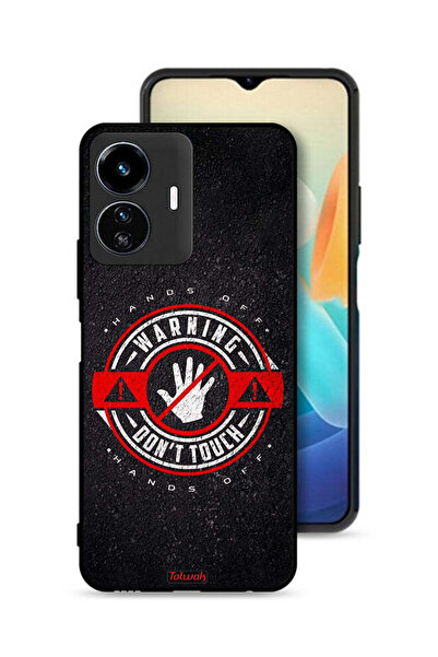 Tolwak Vivo Y77 5G Protective Case Cover Warning Do Not Touch