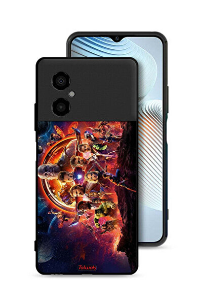 Tolwak Xiaomi Poco M4 5G Protective Case Cover Avengers