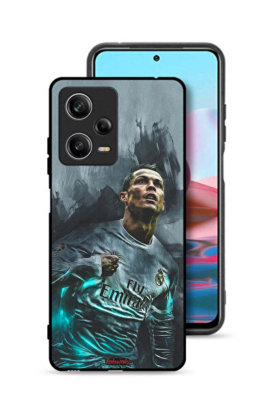 Tolwak غطاء حماية شاومي ريدمي نوت 12 برو برسومات كريستيانو رونالدو