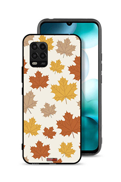 Tolwak غطاء حماية لهاتف شاومي مي 10 لايت 5G بنقشة أوراق الخريف