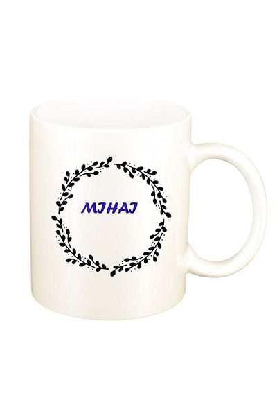 INOVATIX Personalized white mug, Name, D1080, INOVATIX®. 330ml