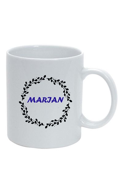 INOVATIX Personalized white mug, Name, white, D1082, INOVATIX®. 330ml