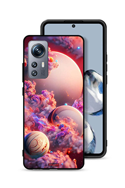 Tolwak غطاء حماية لهاتف Xiaomi 12S بتصميم غيوم وفن تجريدي