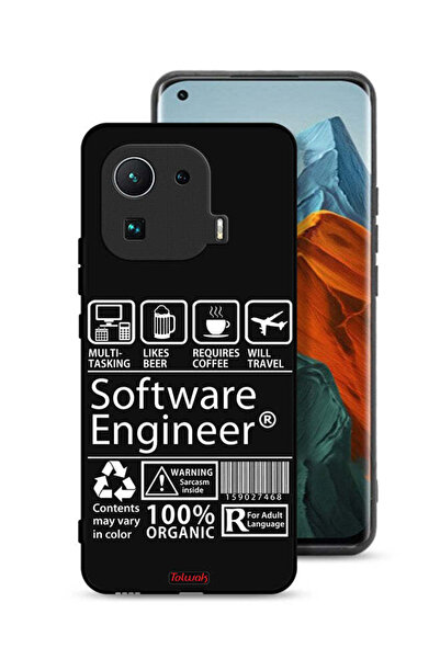 Tolwak غطاء حماية لهاتف Xiaomi Mi 11 Pro، ملصق مهندس برمجيات