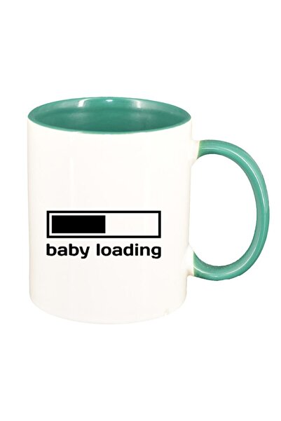 INOVATIX Cana alba personalizata, personalizata, verde interior ,1, Baby loading, INOVATIX®. 330ml